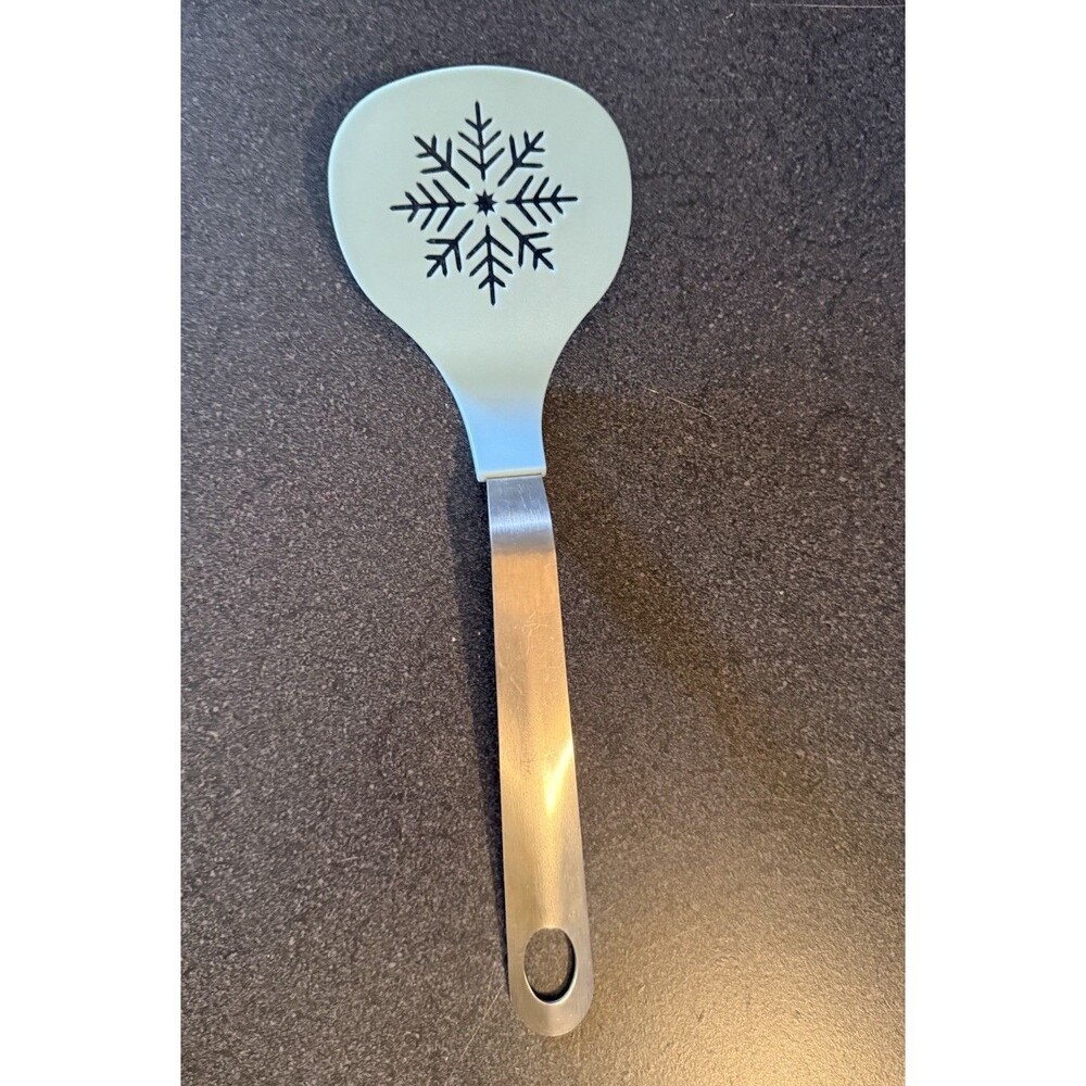 Farberware Snowflake offset Spatula Pancake Turner Flipper Winter Holidays